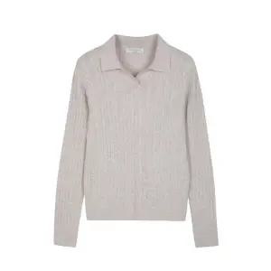 [롯데백화점]폴햄 여성) 케이블조직 슬릿카라 니트 PHF4ET2470