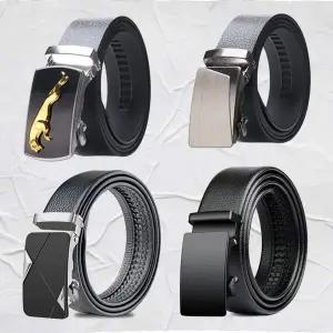 남성용 가죽 벨트 조절 가능한 정장 패션 허리띠