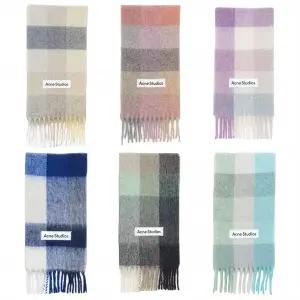 아크네스튜디오 모헤어 체크 머플러 목도리 스카프 CA0084