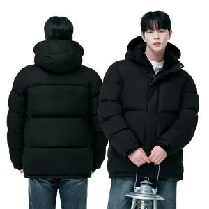 남녀공용 에어볼 하프 패딩 점퍼 숏 빅사이즈(S-5XL) 단체복 소량인쇄