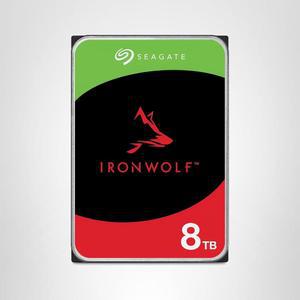 Seagate IronWolf 8TB NAS 내장 하드 드라이브 HDD - RAID 네트워크 연결 스토리지용 3.5인치 SATA 6Gb/s 7200RPM 256MB 캐시 좌절 없는 패키징(ST8000VNZ04/N004)