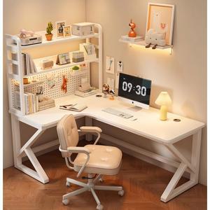 1인용 코너 책상 ㄱ자 1800 120x80 ㄱ자책상 게이머 기억자책상 사무실 화이트