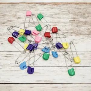 브로치 핀옷 핀침 대형 클립 53mm 30개 50mm 뺏지 의류핀 브롯치 장식옷핀 큰옷핀 가방부자재