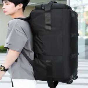 바퀴달린백팩 캐리어 대용량 블랙 출장 여행 등산 백팩 배낭