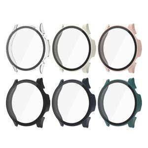 강화 유리 필름 및 케이스 화면 보호기 풀 커버, 하드 스크래치 방지 프레임 쉘 시계 하우징, HAYLOU RS3 L