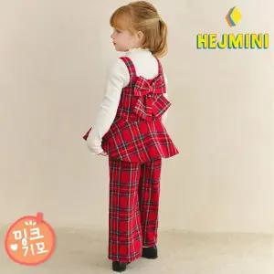 [헤이미니] 해리티지체크뷔스티에밍크기모상하복