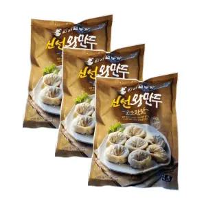 신선왕만두 고소한맛 490g 3개