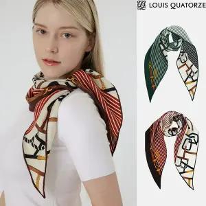 [루이까또즈] 프리미어 더블 울실크 마름모 스카프 2DSD808