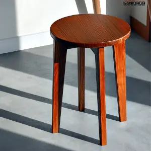 원목 미니 스툴 거실 화장대 우드 보조 의자 완제품