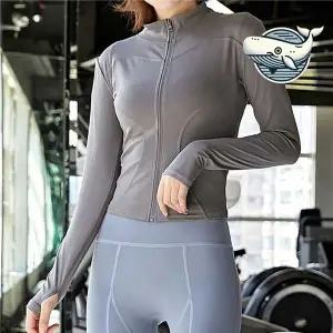 슬림핏 집업 필라테스 운동복 촉감 좋은 요가 기모운동복