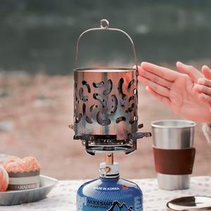 캠핑 버너 미니 난로 히터캡 화로 불멍 주전자 받침대 겨울 C251