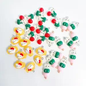 [리꾸리꾸] 키링부자재 키링만들기 악세사리 부자재 붕어빵냥 당고냥 체리냥