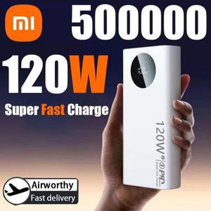 샤오미 120W 50000mAh 대용량 파워뱅크 초고속 충전 휴대용 배터리 아이폰  용