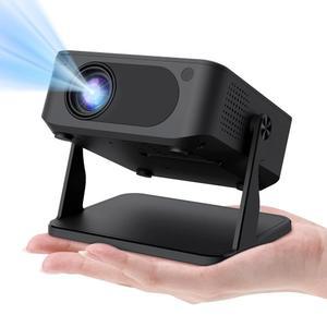 [넷플릭스 라이선스] WiFi 및 블루투스가 지원되는 Xnano 미니 프로젝터, 휴대용 프로젝터 4K 1080P HD 지원 스마트 자동 수직 키스톤 야외 영화