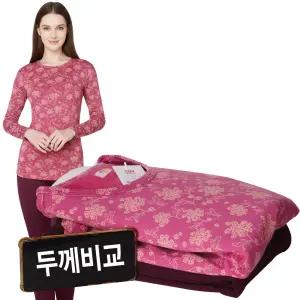 BYC 여성 융기모 내복세트 두꺼운 겨울보온 최강두께
