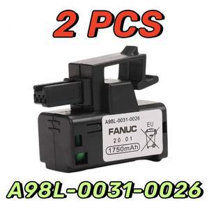 2팩  새 A98L-0031-0026 PLC 산업용 배터리 팩 3V 1750mAh 백업