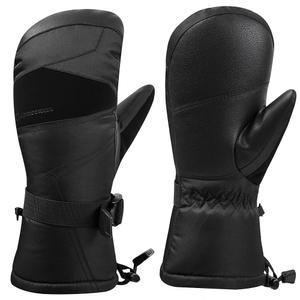 알파인 스위스 남성 방수 건틀렛 스키 장갑 겨울 스포츠 장갑 스노보드 방풍 따뜻한 3M 단열재