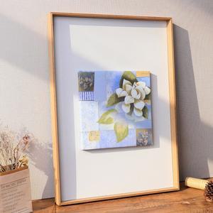 액자 유화 캔버스 관액자 색칠 나무 그림 장식 골드 원목 프레임 화실