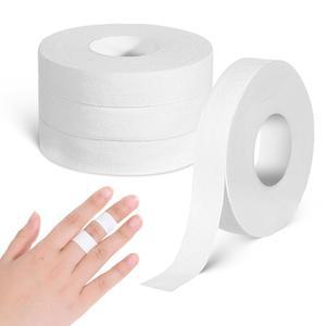 4팩 운동용 핑거 테이프, 손가락, 발가락, 손용 0 47인치 x 32 8피트 흰색 스포츠 테이프 - 암벽 등반, 배구, 축구, 야외 스포츠용 내구성 있는