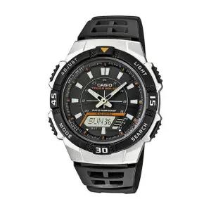카시오 AQ-S800W-1E 터프 솔라 남성 아나디지 우레탄 손목 시계
