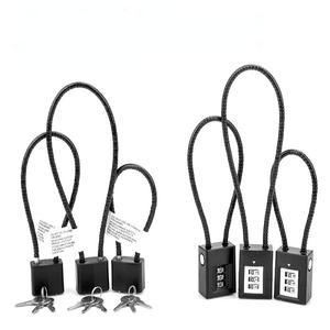 와이어 자물쇠 암호 잠금 키 작은 헤드 도난 방지 소프트 롱 로프 전기 자동차 캐비닛 도어 Dropshipping