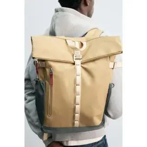 [정품] 자라 가방 데일리 출근 숄더백 ZARA 테크니컬 플랩 백팩 - 멀티컬러