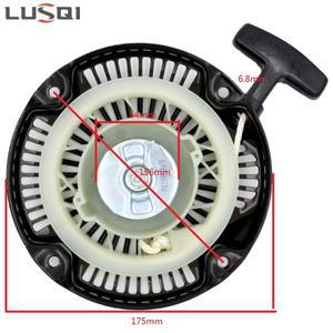 LUSQI 리코일 스타터 발전기 잔디 깎는  가솔린 엔진 시작 수리 부품 맞는 스바루 로빈 EX17 EH17 EY17 EY-