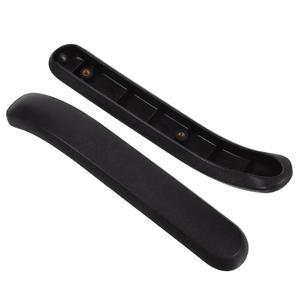 사무실 의자 팔걸이 세트 튜브 지원 교체 쉬운 데스크 설치 플라스틱 팔꿈치 라운드 패드