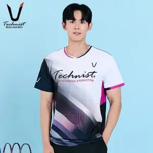 TNT65109 남여 티셔츠 배드민턴 웨어 테크니스트 의류