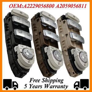 A2229056800 2059056811 메르세데스 호환-벤츠 호환 W213 W222 E 클래스 4 도어 살롱용 파워 윈도우 스위치