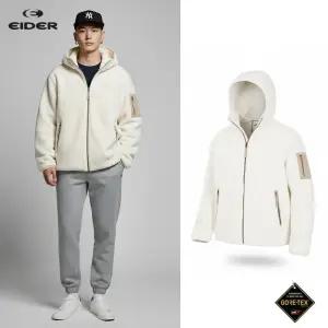 [백화점 출고] 아이더 플리스 남자 에시앙 인피니움 자켓 바닐라 고어텍스 후드 털 뽀글이 점퍼 후리스
