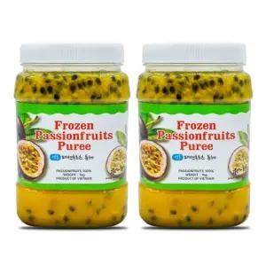 신정푸드 냉동 패션후르츠 퓨레 1kg x 2개