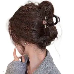 여성 올림머리 아크릴 집게핀 신상 헤어핀 머리핀