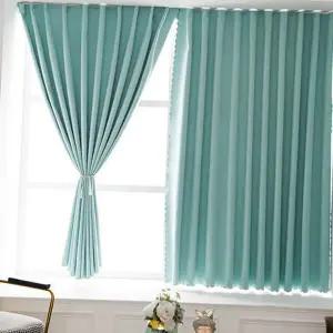 햇빛 차단 커튼 무지 방한 침실 암막 커튼 인테리어 붙이는 무타공 발코니 원룸 주방 작은 창문