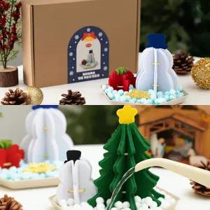 천연가습기 크리스마스펠트가습기만들기 자연기화식 겨울 DIY 키트