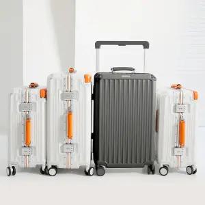 [독일 베르만] 와이드 핸들 컴포트 캐리어 [화이트/다크그레이] 20인치