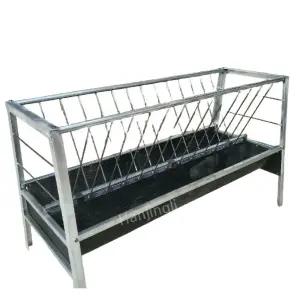 염소 먹이통 사료통 여물통 사육 배식통 가축 스텐 송아지 양고기 장비 밥통 단면 양 사료