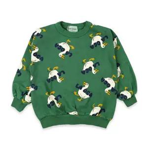 [보보쇼즈] 키즈 올오버 라오카 프린팅 맨투맨(그린) B225AC037 311