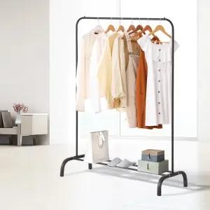 옷가게 거치대 코너 봉 철제 1단행거 옷방 이동식옷걸이 행가와이어일자작은 바지제작디자인벽걸이