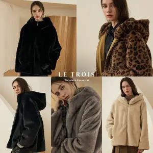 25FW 르투아 리버시블 FAUX MINK 후드 자켓