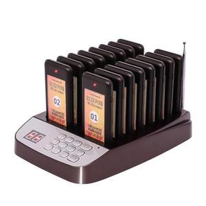 카페진동벨 업소용 대기 픽업 호출기 사각형 카드형 스탠다드 8개 사각 무선