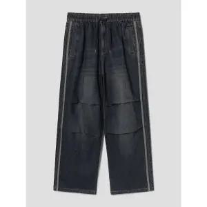 [에잇세컨즈] 밴딩 트랙 데님 팬츠  네이비 (265Y21CP9R)