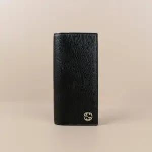 인터로킹 투톤 남성 장지갑 올블랙 610467 CAO2N 1000 [여주아울렛]