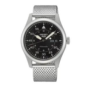 5 플라이거 남성 남자 실버 블랙 오토매틱 메탈시계 SRPH23K1