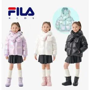 [휠라키즈](김해점)백화점정품[60%할인] 미러볼 바라클라바 다운 3컬러_FK2DJF4110F_BLK_LMI_PLV