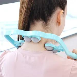 시원하넥 승모근 목 어깨 안마기 롤러 마사지기