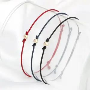 [라일리쥬얼리] Rly 14K GOLD 금 4mm 볼 끈 팔찌