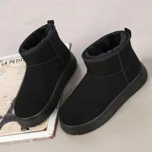 [라일리] Rly 남자 겨울 털신발 블랙 탄색 베이지 숏 겨울부츠