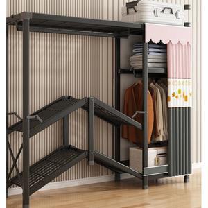 접이식옷장 간이 장롱 이불 철제 폴딩옷장 140cm 원룸 자취방 3분