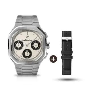 AV86 스코브 안데르센 시계 메탈 1904 WB 화이트 블랙